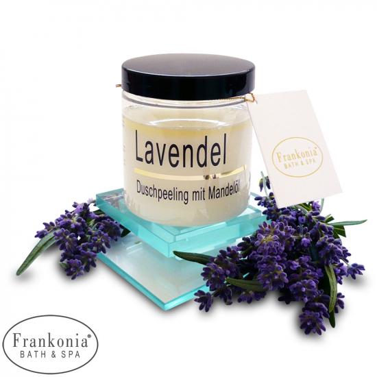 Lavendel Mandelöl Duschpeeling Body Scrub Körperpeeling 